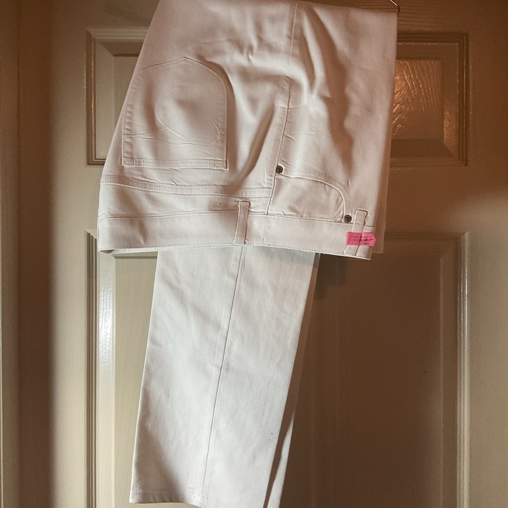 Cream Denim Jeans Chico size 3